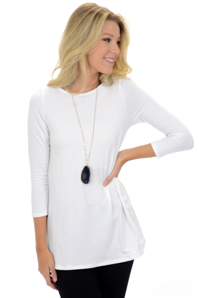 Fiona Swing Tee, Ivory