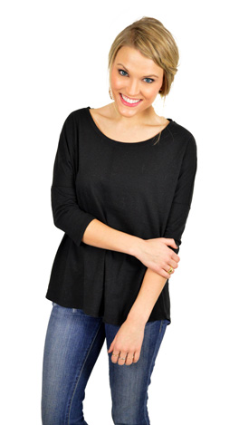 Simply Said Tee, Black