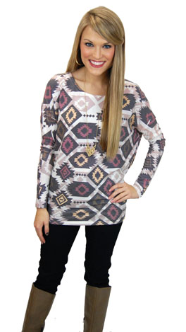 Exactly Aztec Top