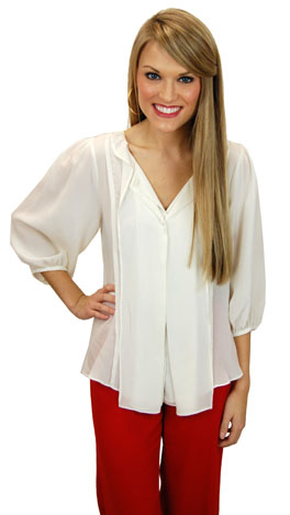 Essential Ivory Blouse