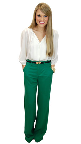Classic Trousers, Green