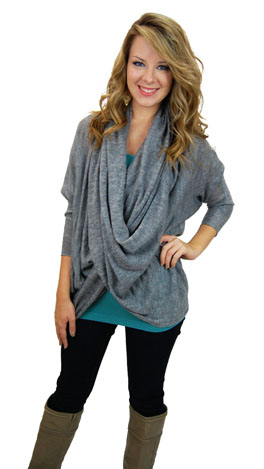 Beyond Comfy Sweater, Grey