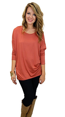 Slouchin' Around Tunic, Clay