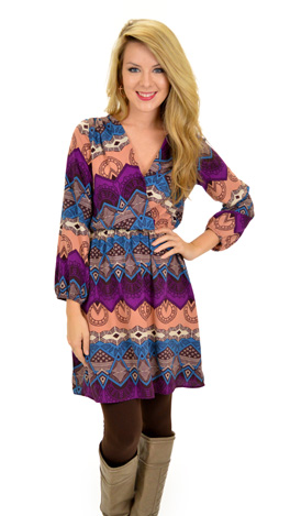 Plum Dee Dum Dress