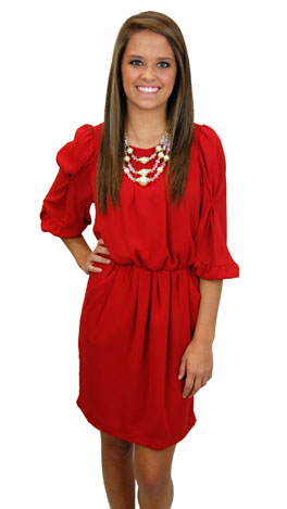 Red-y To Go Dress
