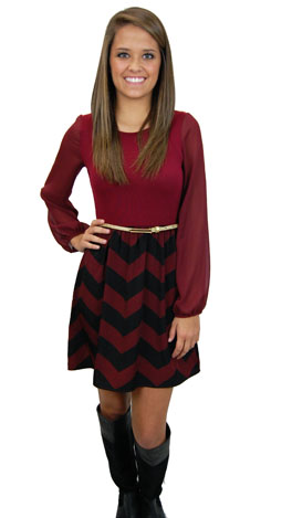 Sadie Dress, Red