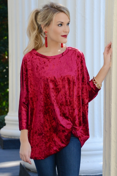 Sasha Velvet Top