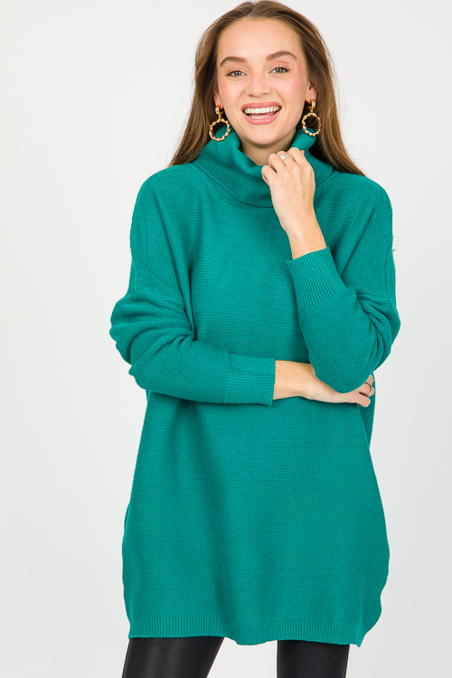 Campbell Sweater, Teal Jade New Arrivals The Blue Door Boutique