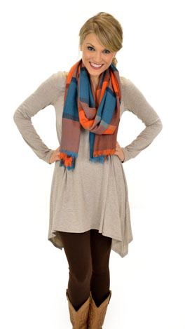 Taking Flight Tunic, Taupe
