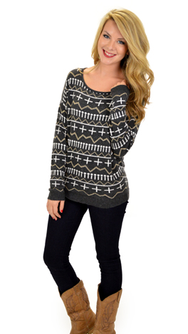 The Pearly Gates Sweater, Char