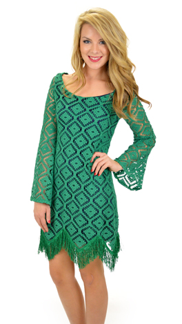 Evergreen Shift Dress