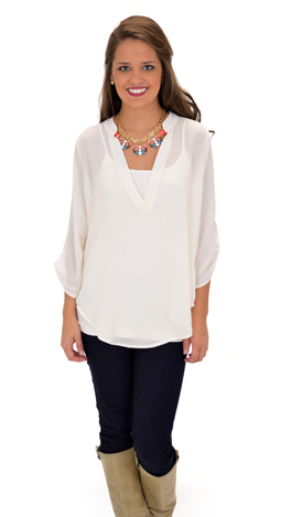 Simply the Best Top, Ivory