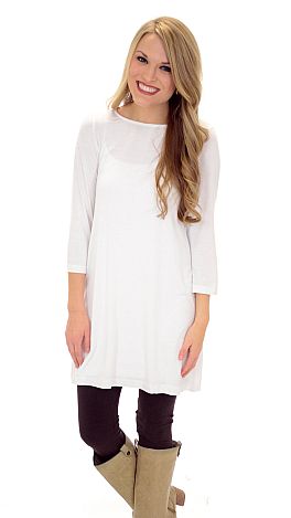 Best Basic Tunic, White