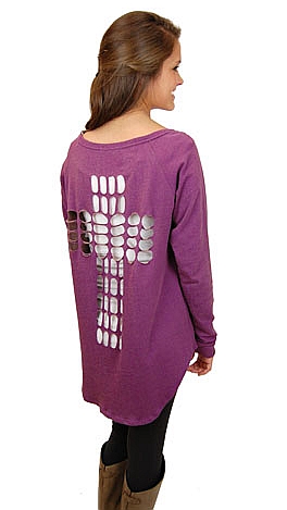 Cut Out Cross Tunic