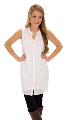Hallelujah Tunic, White