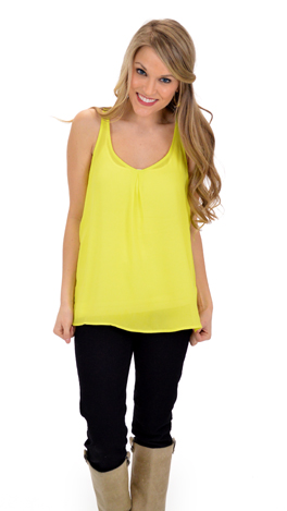 Neon Yellow Tank