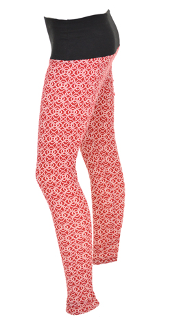 Interlock Leggings, Red