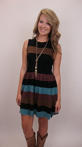Savannah Sweater Dress, Black