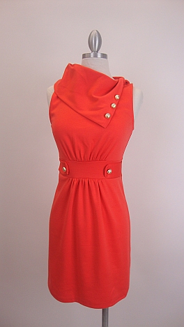 Class Act Dress, Orange