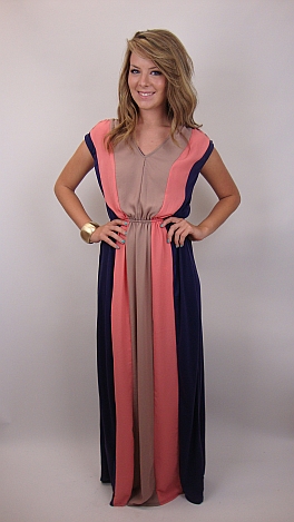 Don't Cross That Line Maxi, Pink