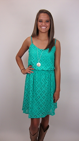She Daisy Dress, Jade