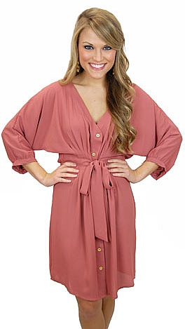 Sweet Nothings Dress, Plum