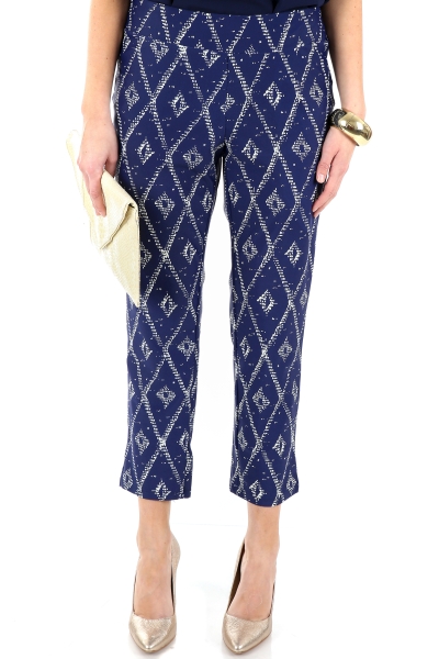 Liquid Heaven Pants, Navy Diamond