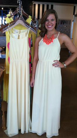 Ana Banana Dress