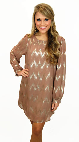 Another Galaxy Dress, Taupe