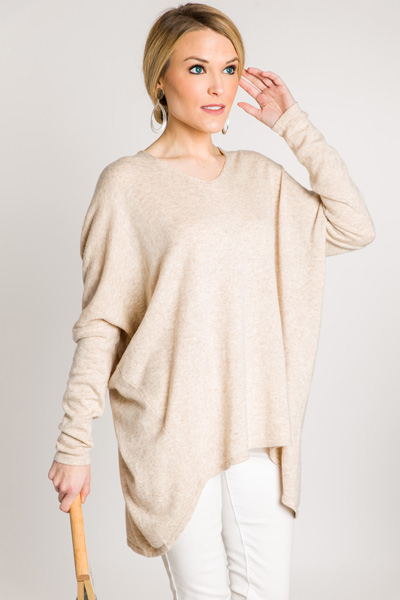 With Ease Sweater, Beige