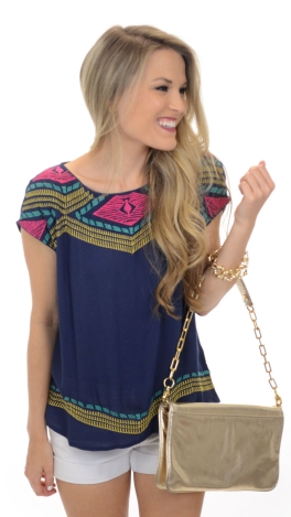 Diamond Embroidery Top