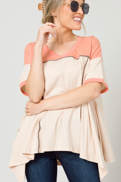 Cherokee Swing Tee, Khaki