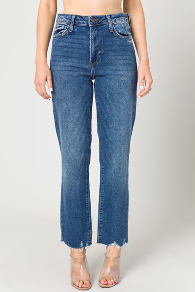 Vintage Straight Jeans, Dark