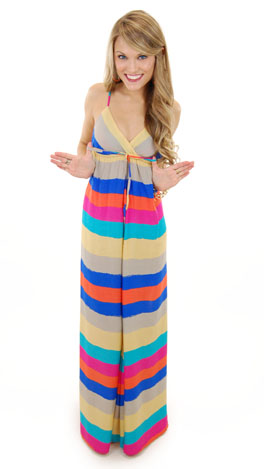 Tybee Stripes Maxi