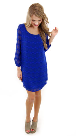 Boaz Dress, Blue