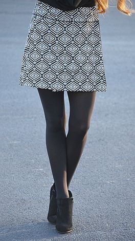Jacquard Wrap Skirt