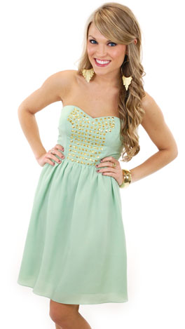 Lime Light Party Dress