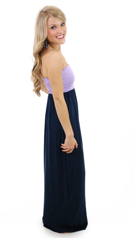 Two Tone Tube Maxi, Purple