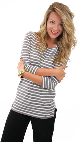 Show Boatin' Tee, Gray
