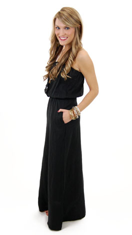 Ruffle Linen Maxi