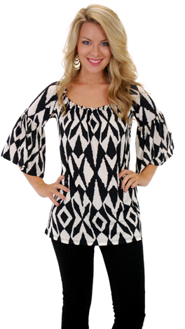 Day Dreamer Top, Black