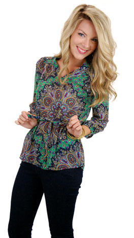 Emerald Isle Blouse