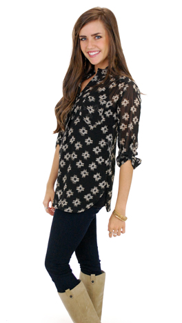 Cheyenne Tunic, Black