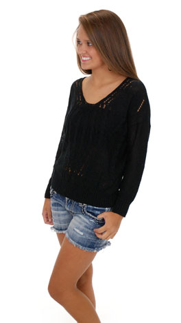Tender Lovin Sweater, Black