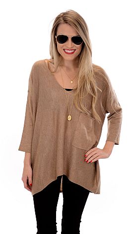 Coal Miner Sweater, Camel