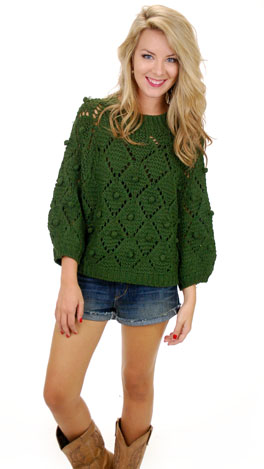 Wolly Dolly Sweater, Green