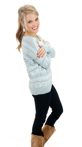 The Pearly Gates Sweater, Mint