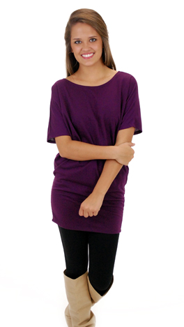 Tastefully Simple Tunic, Purple