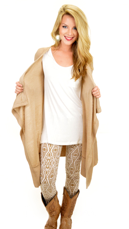 Picture Perfect Sweater, Taupe