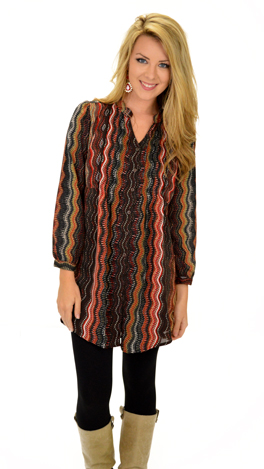 Mary Lou Tunic, Red
